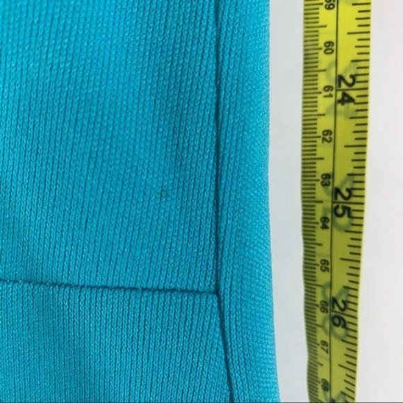 Vintage 60s Blue Full Length Casual House Dress Large - Picture 11 of 13